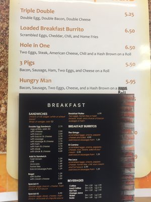 Menu photo 2 Hole In The Wall Fairfield, CT