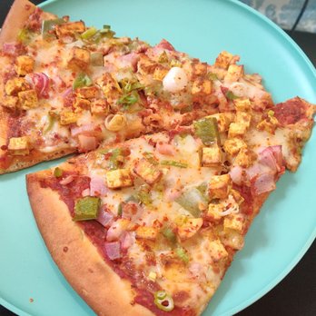 Bombay Curry Pizza - Achaari paneer tikka pizza - Pizza Near Me - Denville, New Jersey Bombay Curry Pizza - Achaari paneer tikka pizza - Pizza Near Me - Denville, New Jersey