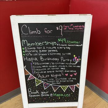 Hapik - Yonkers - Summer promos - Climbing Near Me - Yonkers, New York