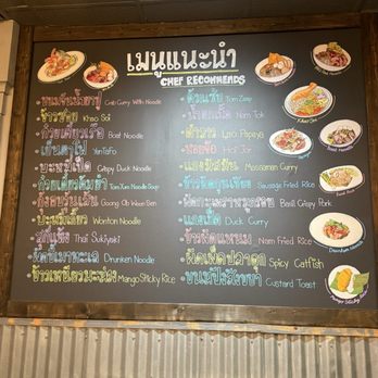 Sen Thai Noodle - Specials available on board written on wall - Thai Near Me - Las Vegas, Nevada Sen Thai Noodle - Specials available on board written on wall - Thai Near Me - Las Vegas, Nevada