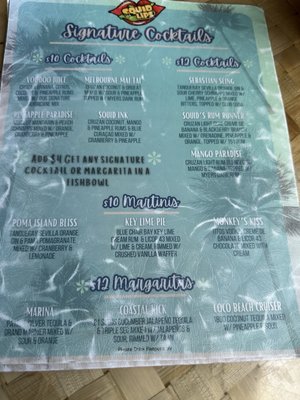 Menu photo 2 Squid Lips Sebastian, FL