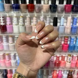 Elements Nails and Spa - French style with crown
