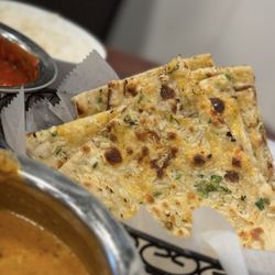 Aroma of India - Cheesy Garlic Naan
