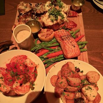 Wild Rose Eatery and Bar - Captain's Catch - shrimp, salmon, lobster tails, oysters Rockefeller - Cocktail Bars Near Me - Campbell, California Wild Rose Eatery and Bar - Captain's Catch - shrimp, salmon, lobster tails, oysters Rockefeller - Cocktail Bars Near Me - Campbell, California