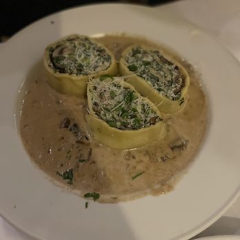 Piatti - Wild Mushroom Rotolo, Ricotta, Spinach, Porcini Mushroom Cream - Italian Near Me - La Jolla, California Piatti - Wild Mushroom Rotolo, Ricotta, Spinach, Porcini Mushroom Cream - Italian Near Me - La Jolla, California