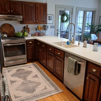 Eckler Cleaning Services - Sparkling kitchen with sanitized countertops and polished appliances after a thorough deep cleaning. - Home Cleaning Near Me - Avon, Indiana Eckler Cleaning Services - Sparkling kitchen with sanitized countertops and polished appliances after a thorough deep cleaning. - Home Cleaning Near Me - Avon, Indiana