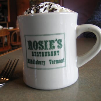 Rosie's Restaurant - hot chocolate - Breakfast & Brunch Near Me - Middlebury, Vermont
