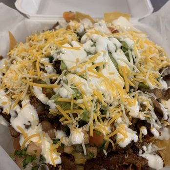 Taco Y Taco - Al Pastor Nachos! Loaded to the Brim! So good! - Mexican Near Me - Henderson, Nevada