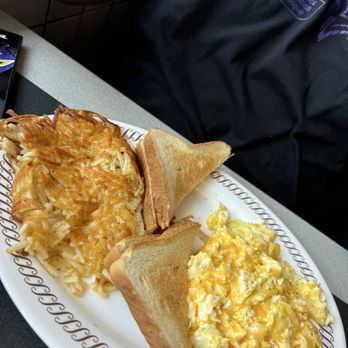 Waffle House - Cheese eggs with hash browns - Diners Near Me - Havre de Grace, Maryland