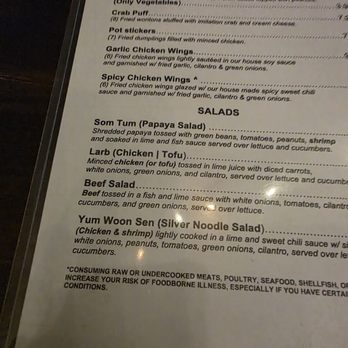 Chanpen Thai Cuisine - Menu - Thai Near Me - Phoenix, Arizona