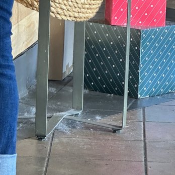 Starbucks - Dirty floors. They obviously do not move anything to sweep. - Coffee & Tea Near Me - Roanoke Rapids, North Carolina Starbucks - Dirty floors. They obviously do not move anything to sweep. - Coffee & Tea Near Me - Roanoke Rapids, North Carolina