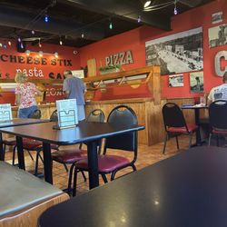 Buccilli's Pizza - Clare - Buffet and seating area.