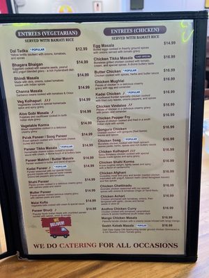 Menu photo 4 Bombay Biryanis Tucker, GA
