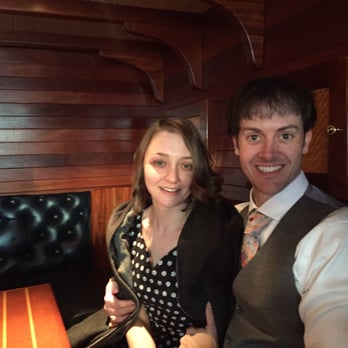 Ship's Cellar Pub - Stefania and myself having dinner at the Ship's Cellar Pub - Gastropubs Near Me - York, Maine