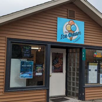 The Ice Cream Shoppe - Exterior. Both street parking right in front, and a lot and walk-up window to the side. - Restaurants Near Me - Cedarville, Michigan The Ice Cream Shoppe - Exterior. Both street parking right in front, and a lot and walk-up window to the side. - Restaurants Near Me - Cedarville, Michigan