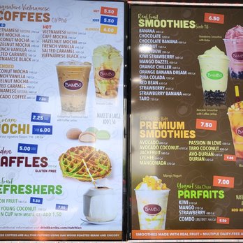 BAMBU - Menu - Juice Bars & Smoothies Near Me - Elk Grove, California