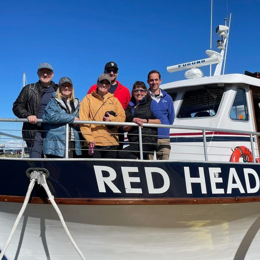 With the crew of the Red Head!