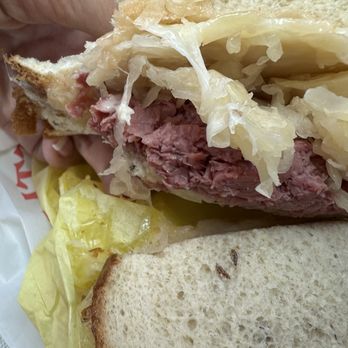 Czech Stop - Pastrami, sauerkraut & thousand island sandwich. - Bakeries Near Me - West, Texas
