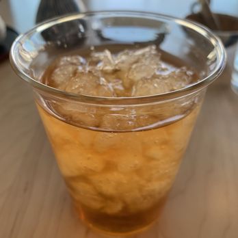 Zaru - Hojicha iced tea. - Japanese Near Me - Orlando, Florida Zaru - Hojicha iced tea. - Japanese Near Me - Orlando, Florida
