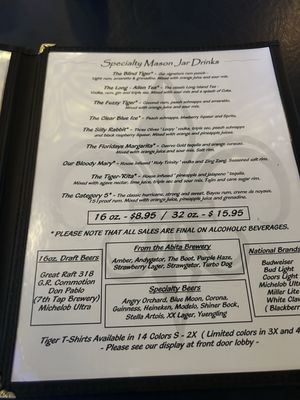 Menu photo 3 Blind Tiger Shreveport, LA Menu photo 3 Blind Tiger Shreveport, LA