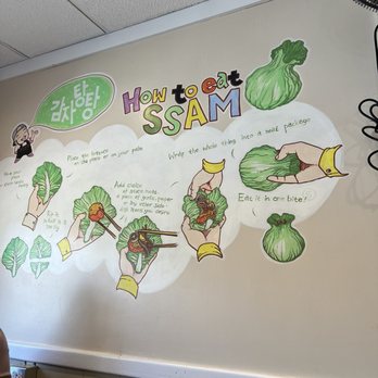 Gamja TangTang - How to eat a ssam - Korean Near Me - Fort Lee, New Jersey Gamja TangTang - How to eat a ssam - Korean Near Me - Fort Lee, New Jersey