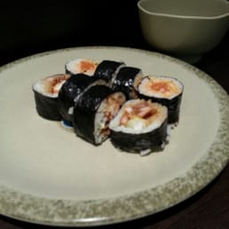 Two sushi rolls and miso soup, all for a fiver! Two sushi rolls and miso soup, all for a fiver!