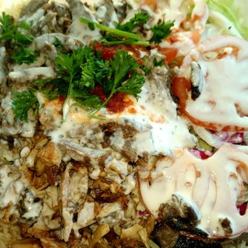 Amazing Shawarma - Mixed shawarma plate; they need to work on their presentation. - Middle Eastern Near Me - Scarborough, Ontario