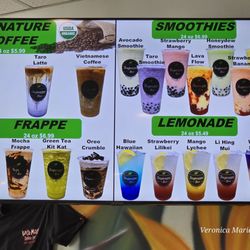 Loco Moco Drive Inn - Teapresso menu 1 (inside)
