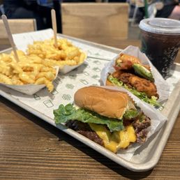 Avocado Bacon Chicken, Cheese Fries, ShackBurger Avocado Bacon Chicken, Cheese Fries, ShackBurger