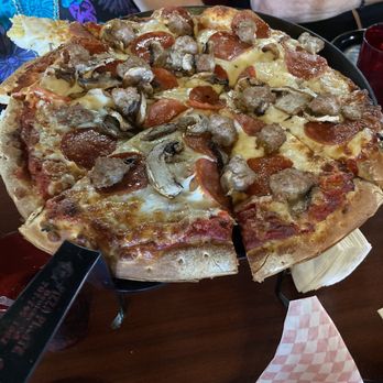Pizza Pirate - Grand Mutiny- 12 in... pepperoni, mushrooms - Pizza Near Me - Benicia, California Pizza Pirate - Grand Mutiny- 12 in... pepperoni, mushrooms - Pizza Near Me - Benicia, California