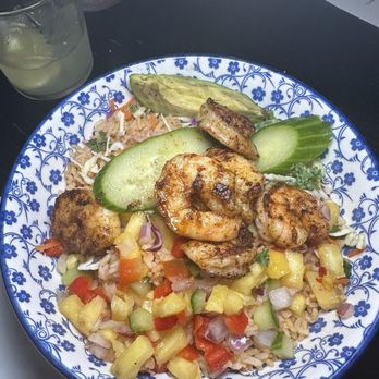 Fresca Tequila Bar & Grill - Grilled shrimp bowl - New Mexican Cuisine Near Me - Colchester, Connecticut