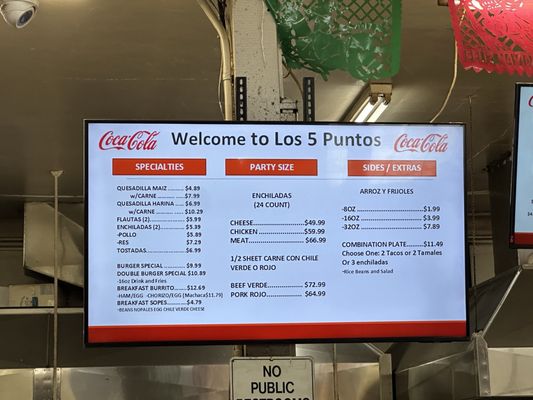 Menu photo 3 Los Cinco Puntos Los Angeles, CA Menu photo 3 Los Cinco Puntos Los Angeles, CA