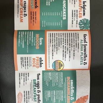 Aloha Stacks - Menu - Pancakes Near Me - El Monte, California