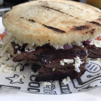 Arepa Bar - Steak arepa. - Venezuelan Near Me - Miami, Florida Arepa Bar - Steak arepa. - Venezuelan Near Me - Miami, Florida