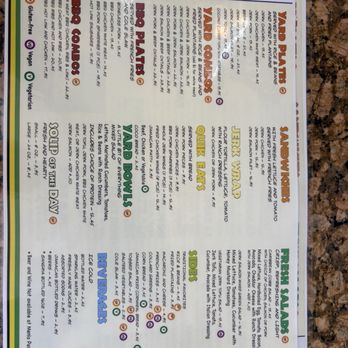 Back A Yard Caribbean Grill - Menu 8/2/26 - Caribbean Near Me - San Jose, California