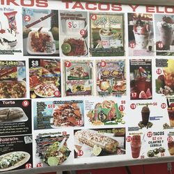 Rikos Elotes Brazoria - Menu
