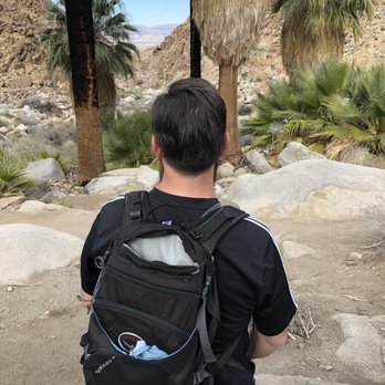 Fortynine Palms Oasis - Chilling out at the oasis before trip back to car - Hiking Near Me - Twentynine Palms, California