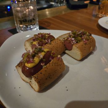 The Evie - American Wagyu hot dog - American Near Me - Chicago, Illinois