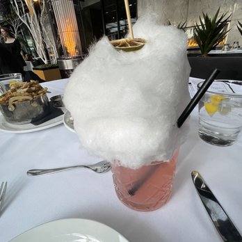 Glowbal - Cotton candy cocktail - Canadian (New) Near Me - Vancouver, British Columbia
