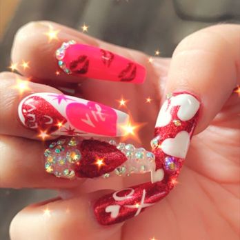 Elite Nails & Spa - Valentines nails - Nail Salons Near Me - Roy, Utah