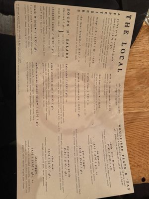 Menu photo 4 The Local Boone, NC