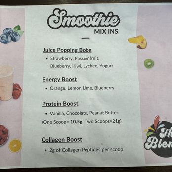 The Blend - Smoothie mix in options. - Juice Bars & Smoothies Near Me - Albuquerque, New Mexico