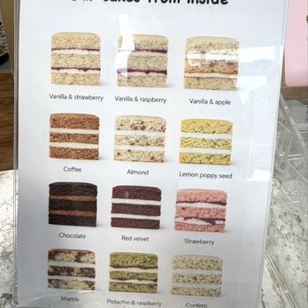 Nanni's Cakes - Some possible cake flavors - Custom Cakes Near Me - Richmond, Texas