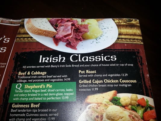 Menu photo 8 Quigley's Irish Pub Naperville, IL Menu photo 8 Quigley's Irish Pub Naperville, IL