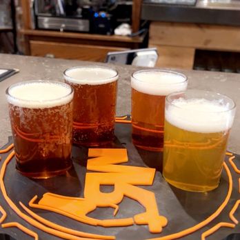 Mud Run Beer - Beer flight - cotton candy was the best! - Brewpubs Near Me - Stockton, Illinois