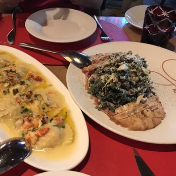 GIADA - Lobster ravioli and kale salad with chicken - Italian Near Me - Las Vegas, Nevada GIADA - Lobster ravioli and kale salad with chicken - Italian Near Me - Las Vegas, Nevada