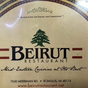 Beirut Restaurant - Menu - Middle Eastern Near Me - Romulus, Michigan Beirut Restaurant - Menu - Middle Eastern Near Me - Romulus, Michigan