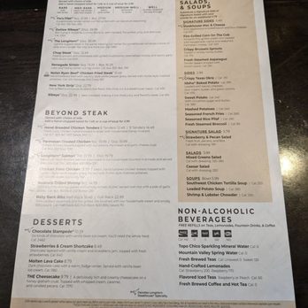 LongHorn Steakhouse - Lunch menu - Steakhouses Near Me - New Braunfels, Texas LongHorn Steakhouse - Lunch menu - Steakhouses Near Me - New Braunfels, Texas