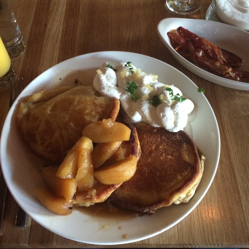 Barrel - apple pancakes with ginger cream - New American Near Me - Washington, DC, District of Columbia