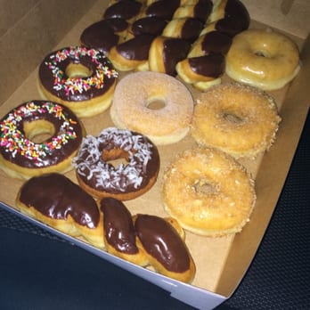 Fresh Donuts - Chocolate twist, chocolate sprinkes, chocolate coconut (my loves and I fav) sugar, glazed and crumbed (the best crumbed) - Donuts Near Me - Buckeye, Arizona